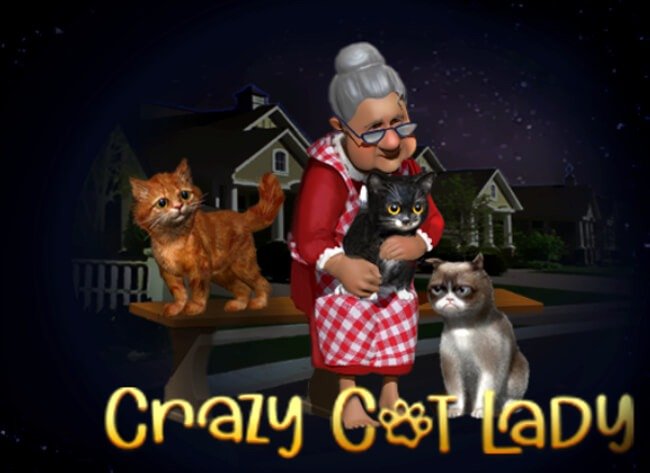Crazy Cat Lady Progressive Jackpot Pokie